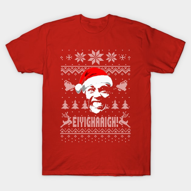Arnold Funny Ugly Christmas Parody T-Shirt by Nerd_art
